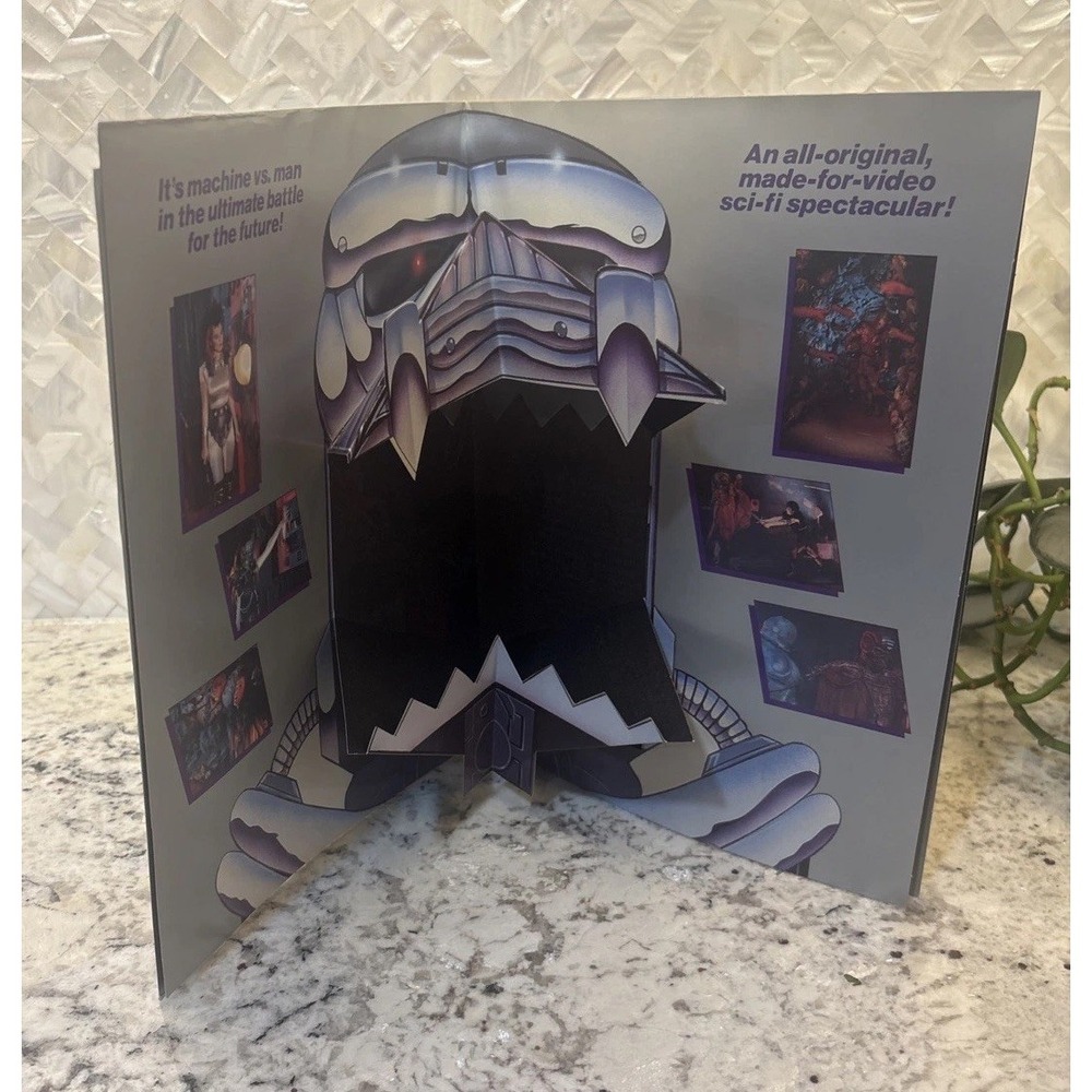 Vintage Rare Robot Holocaust 3D Promotional Display 8.5x11 1986 Cult SciFi